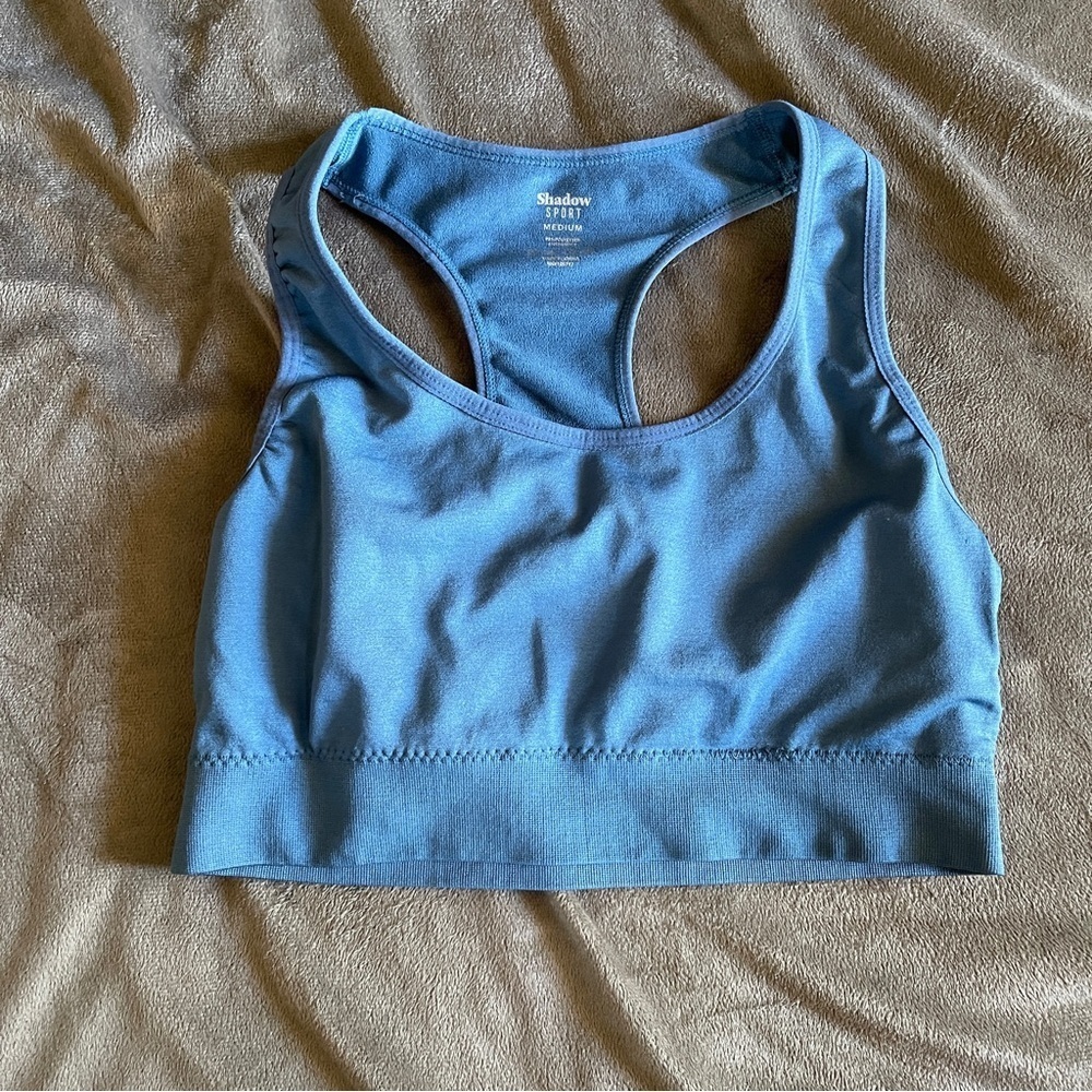 Shadow Sport Set of 2 Sports Bras Gray and Blue - Picture 5 of 7
